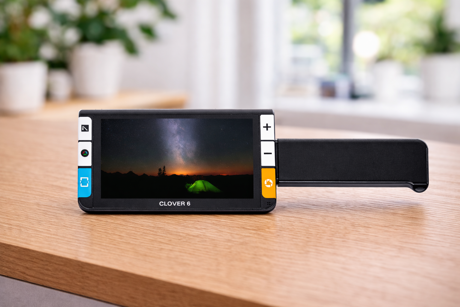 Clover 6 - Loupe électronique tactile avec poignée