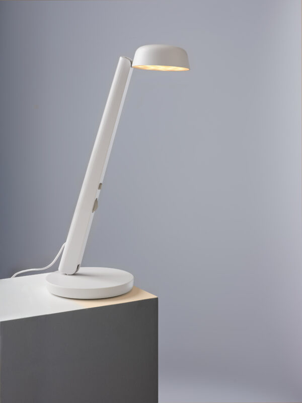 Lampe de bureau Polux - Éclairage intelligent pour malvoyants -BLANC CHAUD ET GRIS