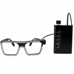 VISIAID - Sur-lunette éclairante pour malvoyant portable avec batterie