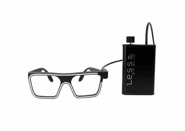 VISIAID - Sur-lunette éclairante pour malvoyant portable avec batterie