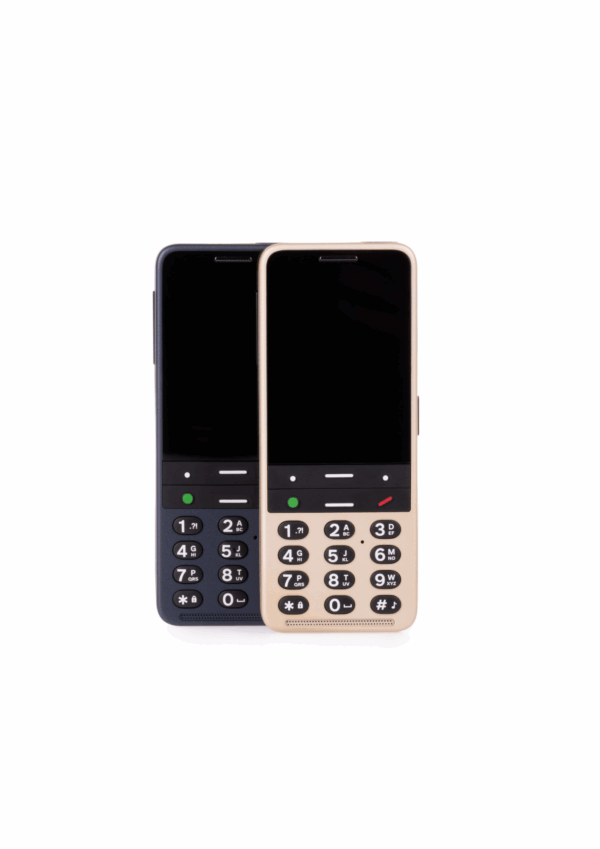 Blindshell Classic 3 - Téléphone portable et vocal pour malvoyants - rose est bleu