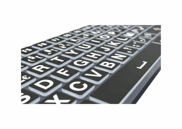 Clavier PC Grand Caractère Logickeyboard XL - Version TITAN - Touche